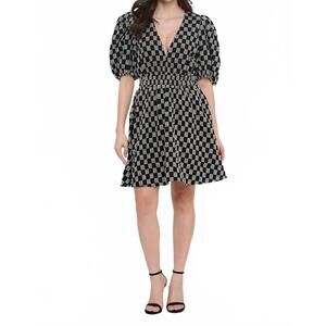 NEW MEET ME IN SANTORINI averi dress in midnight weave